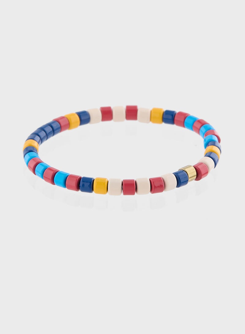 Seventy Five Multi Color Beaded Bracelet  - Image 1
