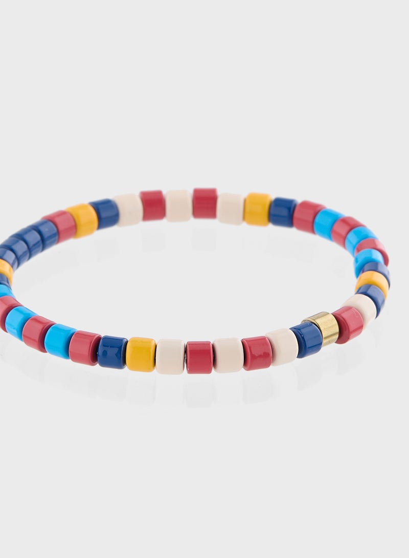 Seventy Five Multi Color Beaded Bracelet  - Image 3
