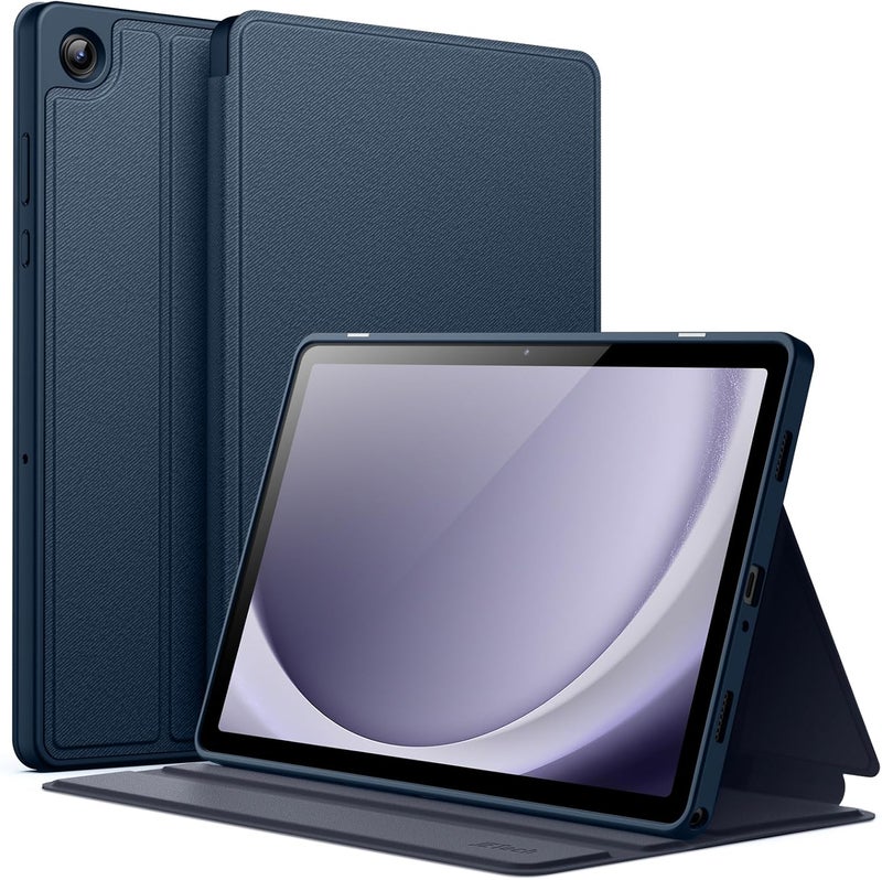 Jetech Case for Samsung Galaxy Tab A11+/A11 Plus, Slim Folio Stand Protective Tablet Cover, Multi-Angle Viewing, Auto Wake/Sleep (Navy) - Image 1