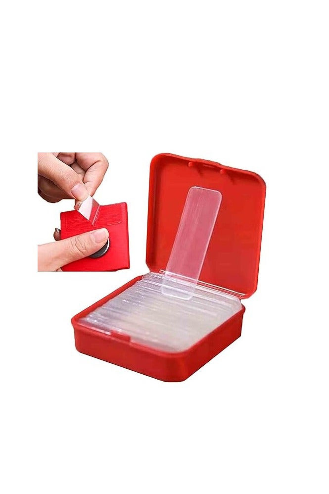 شريط لاصق بوجهين متعدد الاستعمالات 50 الى 60 قطعة ومتين وشفاف ولا يترك اثر وقابل للغسل عبوة واحدة - Image 1