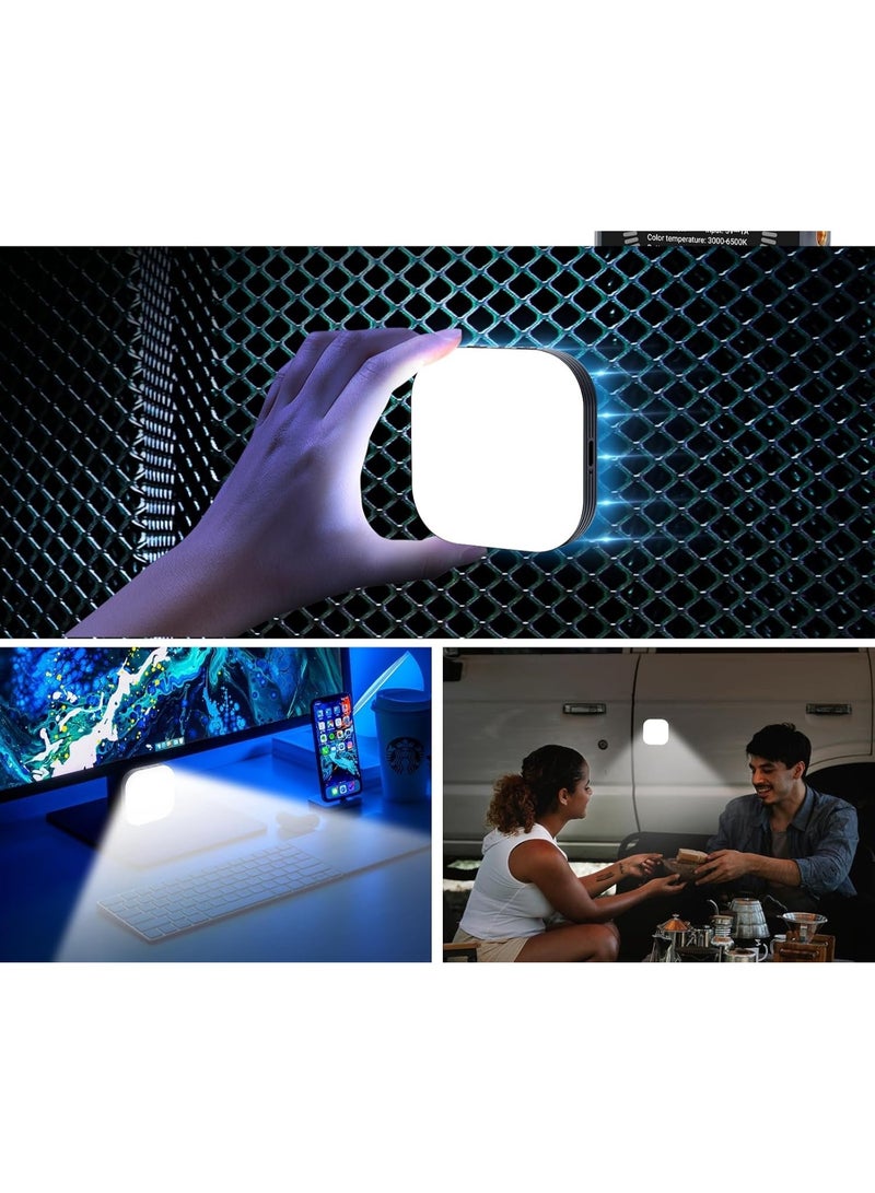 ضوء سيلفي مغناطيسي – ضوء LED محمول قابل للشحن مع 3 أوضاع إضاءة للهاتف والتابلت واللابتوب والمكياج والبث المباشر - Image 4