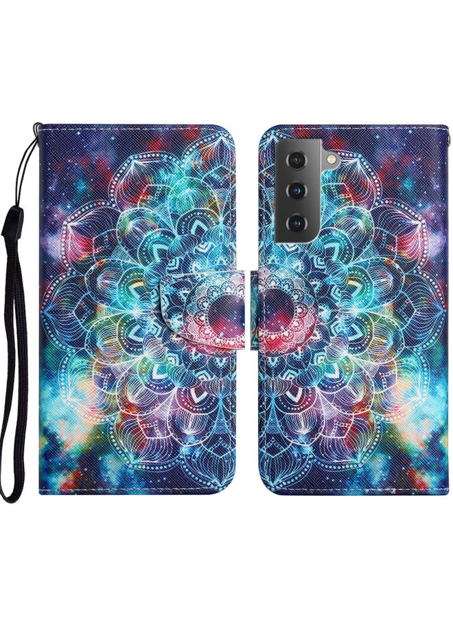 S-TOP Case For Samsung Galaxy S23+ 5G Colored Drawing Pattern Leather Phone Case - Image 1