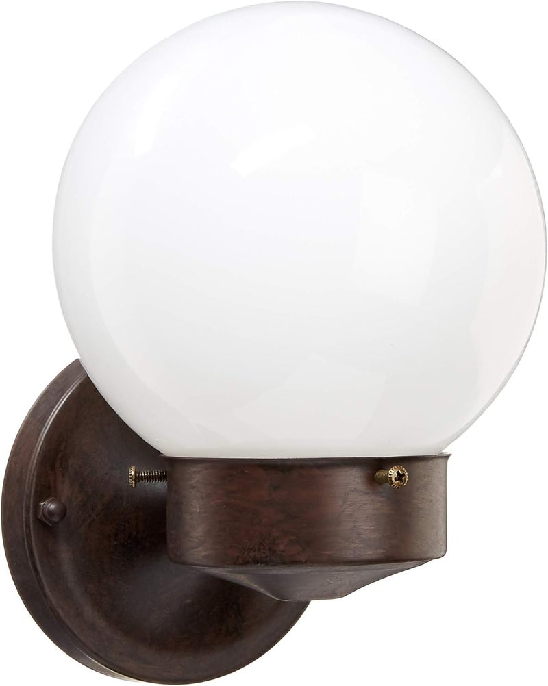 Nuvo SF76703 Old Porch Wall Fixture with Globe Old Bronze - Image 1