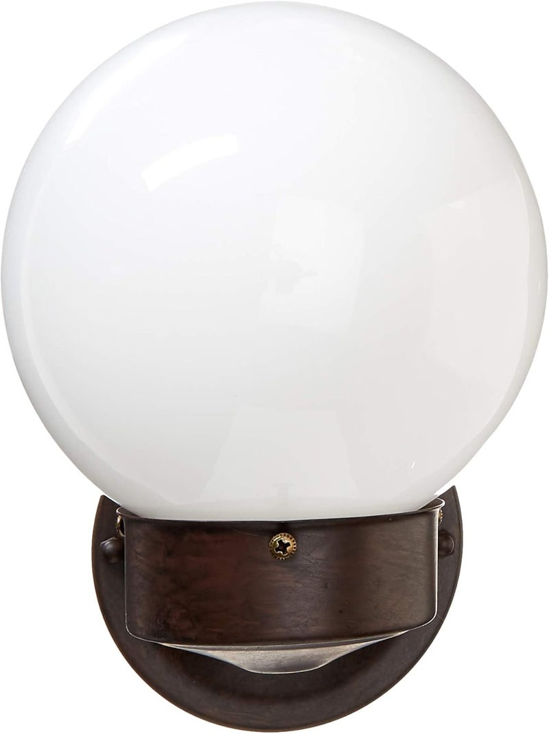 Nuvo SF76703 Old Porch Wall Fixture with Globe Old Bronze - Image 2