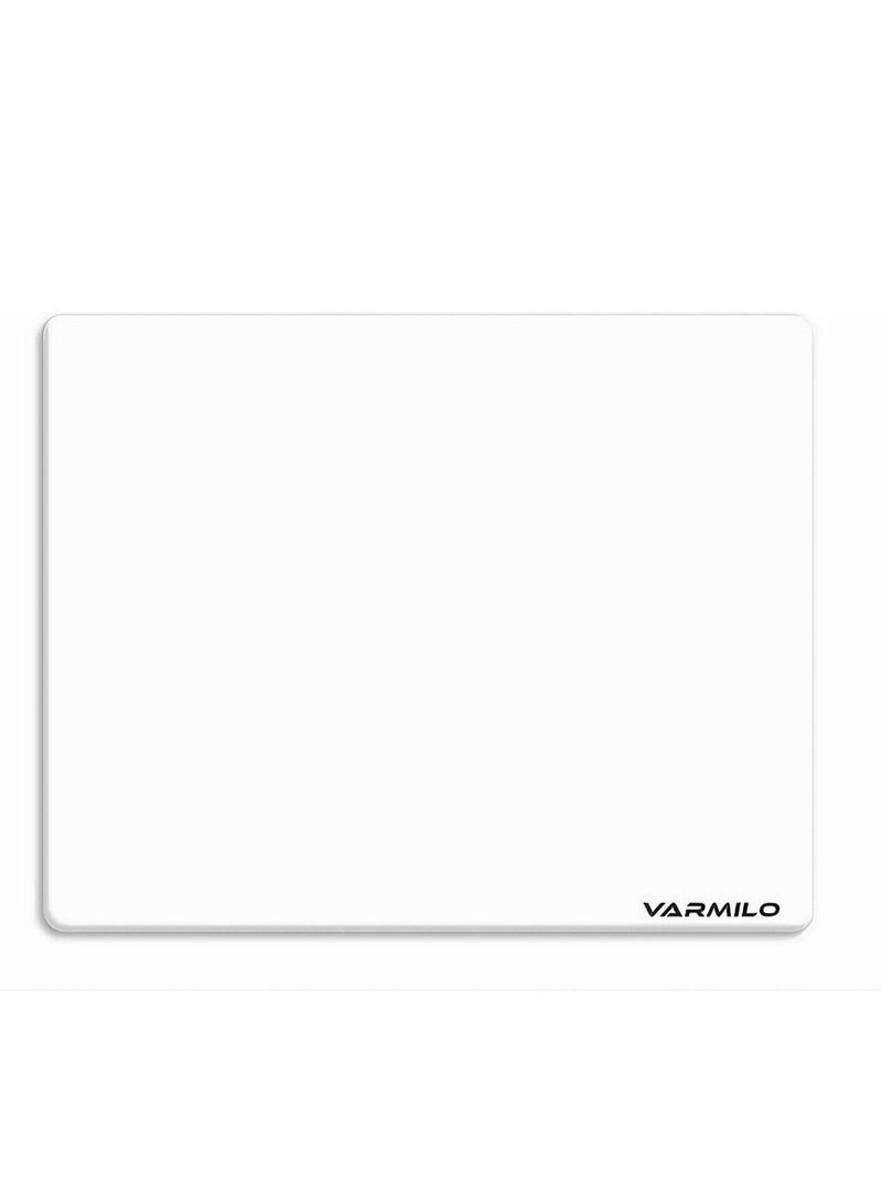 Varmilo Tempered Glass Mouse Pad, AF Surface Coating, Silicone Footbed, UV Primer, Large (500mm x 400mm x 3.2mm), Whit  - Image 4