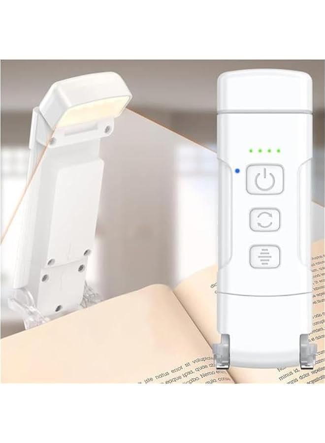 فايلكس مصاح كتا قال لإعادة الشح عر مفذ USB للقراءة في السرير ، مصاح قراءة LED قال للتثيت ، 3 ألوا رتقالية و 5 مستويات سطوع قالة للتعتيم ، صغير الحجم وطويل الأمد ، مثالي لعشاق الكت ، الأطفال - Image 1