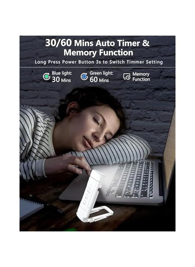 فايلكس مصاح كتا قال لإعادة الشح عر مفذ USB للقراءة في السرير ، مصاح قراءة LED قال للتثيت ، 3 ألوا رتقالية و 5 مستويات سطوع قالة للتعتيم ، صغير الحجم وطويل الأمد ، مثالي لعشاق الكت ، الأطفال - Image 5