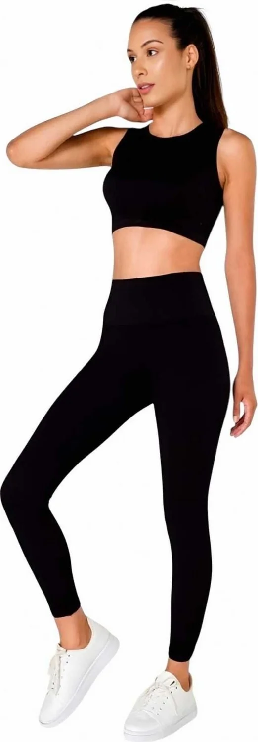 Tezzgelsin Women's Seamless Fitness Yoga Pilates Sports Bustier Tights Set