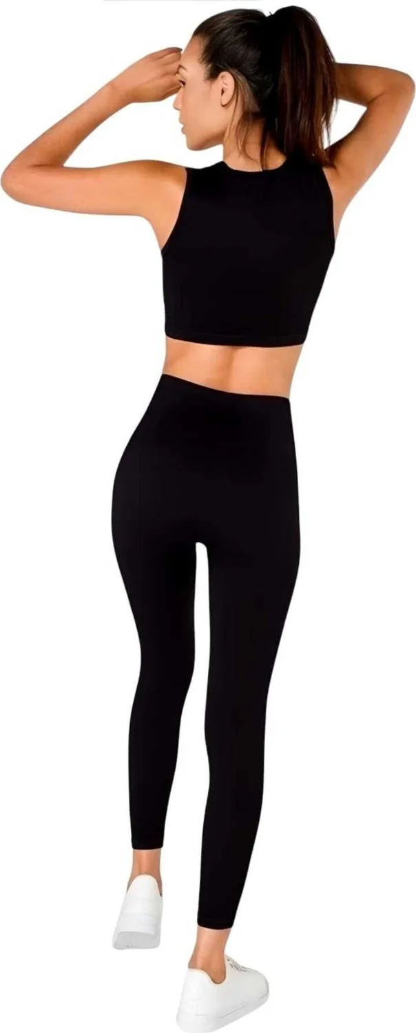 Tezzgelsin Women's Seamless Fitness Yoga Pilates Sports Bustier Tights Set