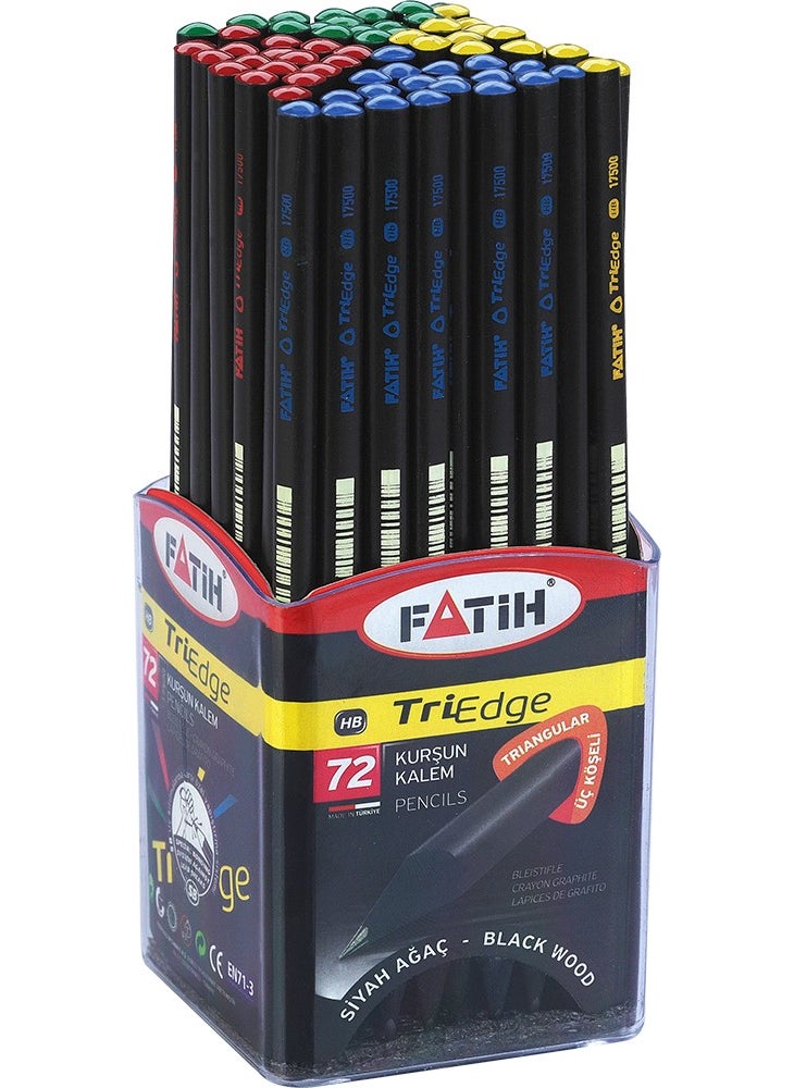 Fatih Triedge Black Lata Pencil 72 Pack  - Image 1