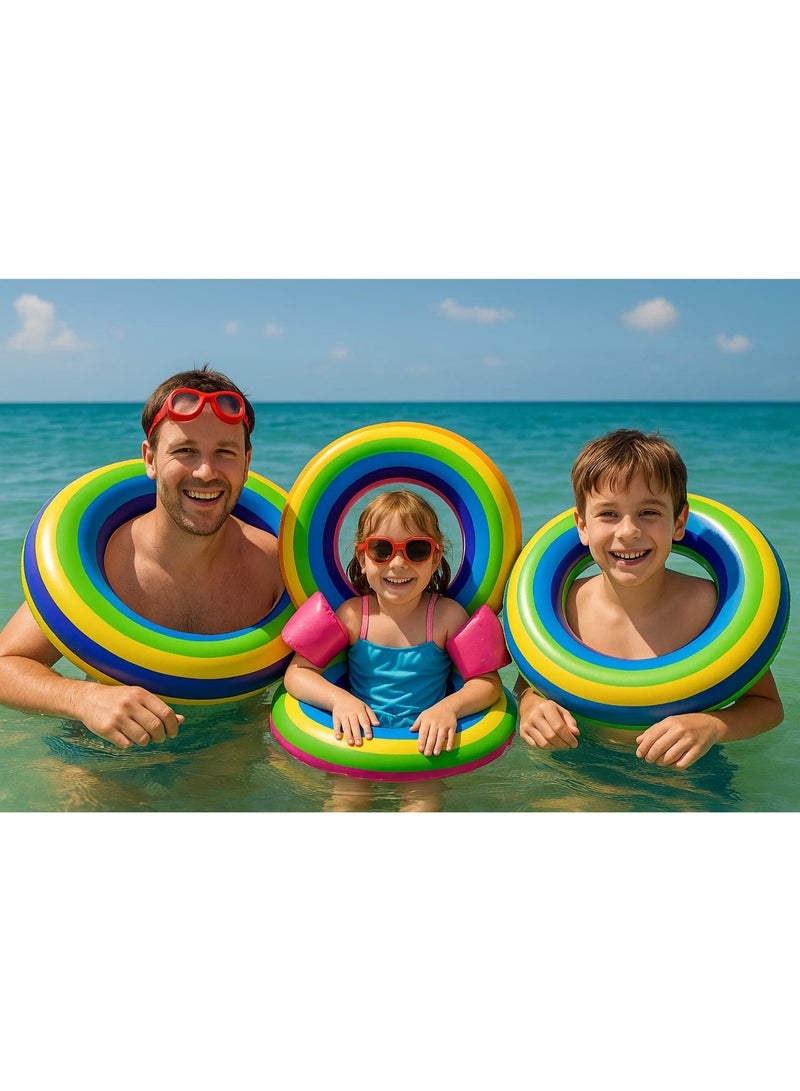 Swimming buoy for beach and sea, for adults, from 15 to 50 years old, size 80 cm