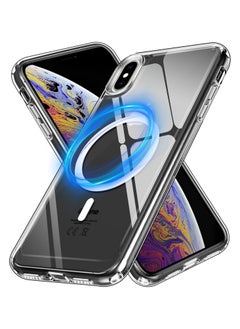 MagSafe transparent case compatible with iPhone XS Max supports fast charging