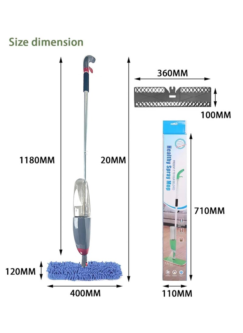 dreamons link - Double-Sided Floor Mop, Wet/Dry Cleaning, Adjustable Handle Spray Mop. - Image 1