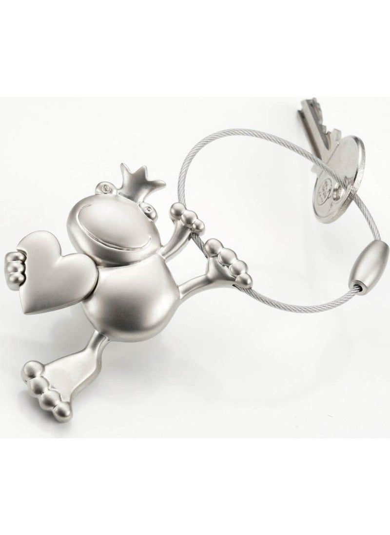 Troika King Frog Keychain 