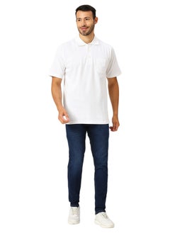 MEN'S COTTON POLO SHIRT WITH POCKET - WHITE - pzsku/Z233BB620B6AF9BE4657AZ/45/_/1720187294/ab58347b-2ec9-478d-ba82-b0aee368cc7f