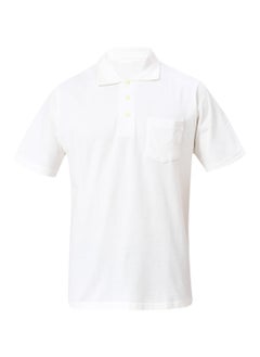 MEN'S COTTON POLO SHIRT WITH POCKET - WHITE - pzsku/Z233BB620B6AF9BE4657AZ/45/_/1720187899/7bc86c81-64d4-400a-ab5e-3775125f3a79