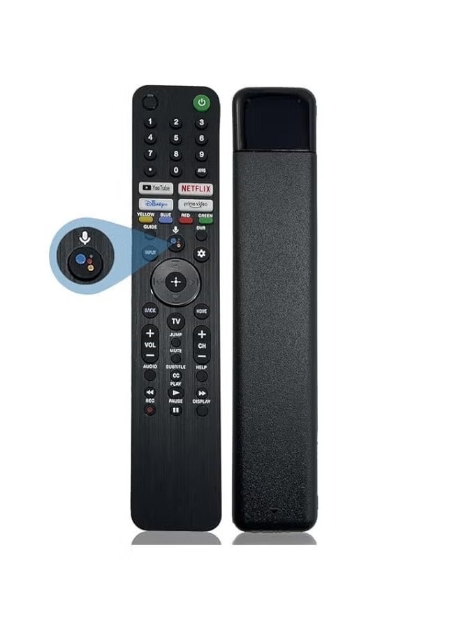 كوكوك RMF-TX500U بديل جهاز التحكم عن بعد لسوني، جهاز التحكم عن بعد لجميع أجهزة سوني/جهاز التحكم عن بعد الصوتي لتلفزيون سوني برافيا، ضمان كامل لمدة عام - Image 1