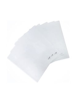 Maxi MAXI A4 L FOLDER CLEAR POLY BAG OF 12PC, LF12  - Image 1