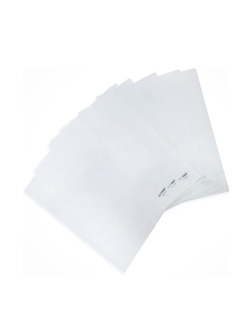 MAXI A4 L FOLDER CLEAR POLY BAG OF 12PC, LF12