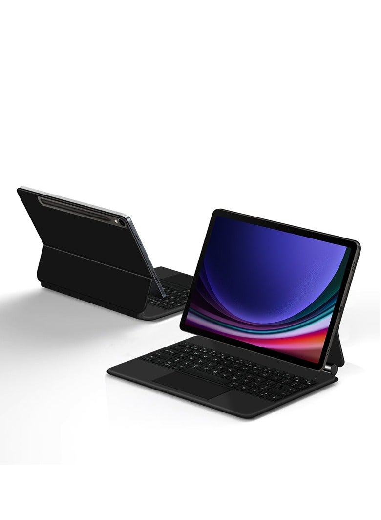 Keyboard Case for Galaxy tab S8 11 inch/Galaxy tab S7 11/Galaxy tab S9 11 inch/Galaxy tab S9 FE11 inch, Floating Magnetic Holder, 7 Colors Backlight and Multi-Touch Trackpad, S Pen Holder, Ultra-Thi - Image 5