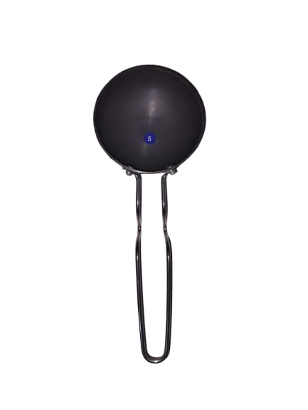 Non - Stick Tadka Pan withSS HANDEL-1PC Black.  - Image 1