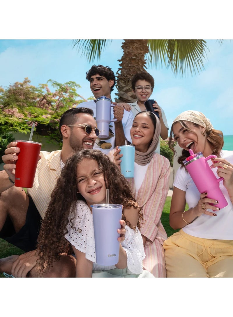 Tank Ice, 480ml, Stainless Steel Bottle, BPA free, insulated - Black - Image 5