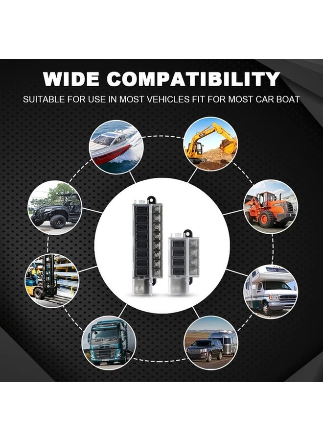 8 طريقة صندوق فيوزات سيارة شاحنة ثقيلة 12 فولت 24 فولت مع فيوزات شفرة ATO نظام توزيع الطاقة - Image 4