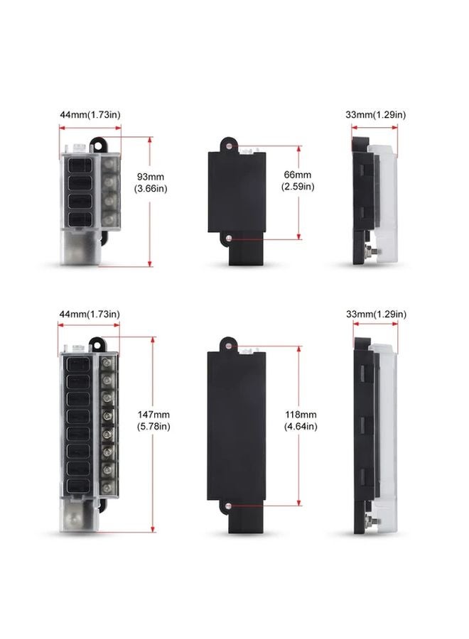 8 طريقة صندوق فيوزات سيارة شاحنة ثقيلة 12 فولت 24 فولت مع فيوزات شفرة ATO نظام توزيع الطاقة - Image 3