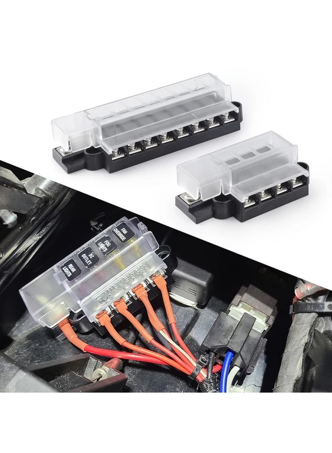 8 طريقة صندوق فيوزات سيارة شاحنة ثقيلة 12 فولت 24 فولت مع فيوزات شفرة ATO نظام توزيع الطاقة - Image 5