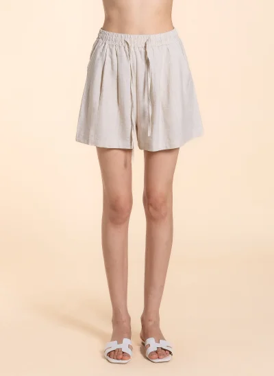SHAPES LINEN BLEND COMFORT SHORTS