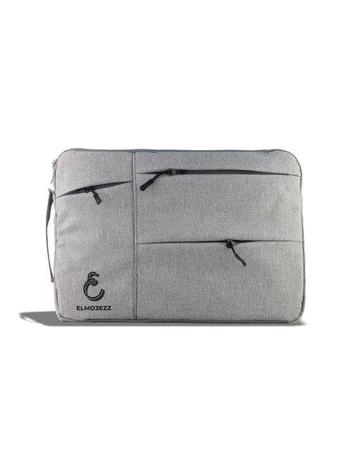Laptop Sleeve Bag Compatible with MacBook Air 15/16 inch M3 A3114 M2 A2941 2023 2024/Pro A1990 A1707,Surface Laptop 15,Dell XPS 15,HP Stream 14, Case with Pocket (Gray)