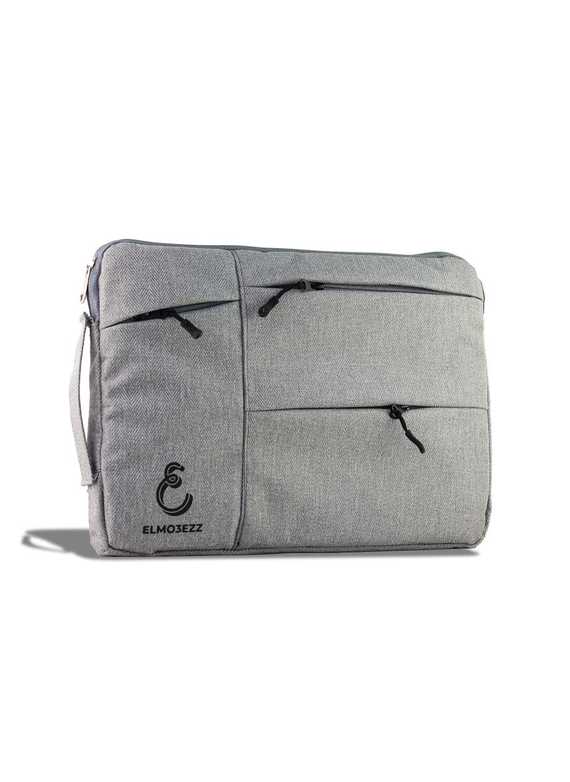 Generic - Laptop Sleeve Bag Compatible with MacBook Air 15/16 inch M3 A3114 M2 A2941 2023 2024/Pro A1990 A1707,Surface Laptop 15,Dell XPS 15,HP Stream 14, Case with Pocket (Gray) - Image 1
