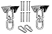 MDAIRC Heavy Duty Stainless Steel Hanging Kit Swing Hangers and Hammock Spring and Swing Swivel Spinner Kglobal Swivel Hook and Locking Snap Hooks for Wooden Setstire Swing Swivel Seat Trapeze Yoga - Image 3