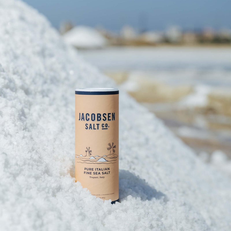 Jacobsen Salt Co. Pure Italian Fine Grain Sea Salt - Real Sea Salt for Cooking, Baking, or Pickling, Gourmet Seasoning, Harvested in Italy - 1.8 lb - Image 4