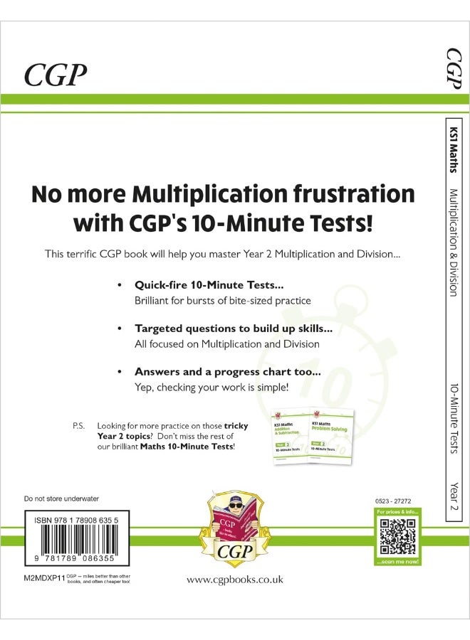 اختبارات الرياضيات للصف الثاني KS1 لمدة 10 دقائق: الضرب والقسمة - Image 2