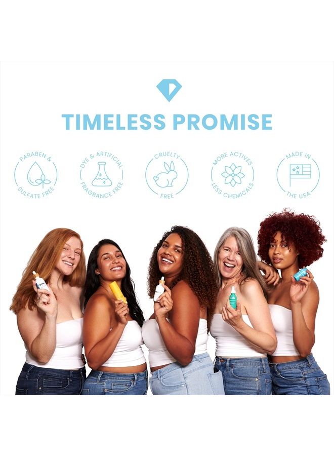 Timeless Skin Care سيروم فيتامين C + E بنسبة 20% وحمض الفيروليك - 1 أونصة - تركيبة خفيفة وغير دهنية - استخدمه يوميًا لتفتيح واستعادة وتصحيح البشرة - موصى به لجميع أنواع البشرة - Image 5