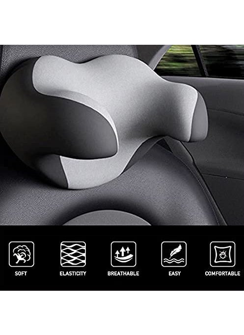 Ostin Ostin Car CushionNeck PillowMemory Foam Travel Office TravelHeadrest Pillow for NeckDrivingGaming ChairHome CommentaryCervical Spine Support PillowUShape Pillow  - Image 2