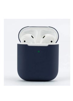 Generic Protective Silicone Air Pods Case separate head /Dark Blue  - Image 5