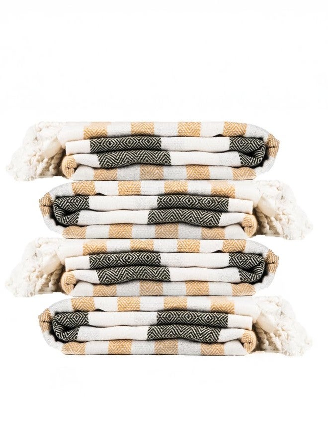 9Threads 100% Cotton Turkish Beach Towel with Towels Oversized 36"x72" Pool Absorbent Extra Large Quick Dry Sand Travel Towel (Sage & Sand, 4 Pack) - Image 2