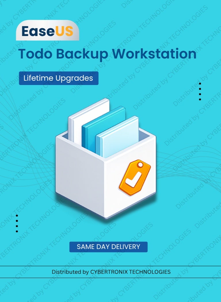 EaseUS Todo Backup Workstation | Unlimited Devices Lifetime | Digital License | SAME DAY DELIVERY