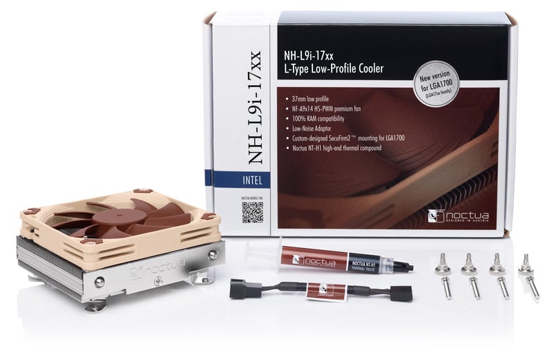 Noctua NH-L9i-17XX, Premium Low-Profile CPU Cooler for Intel LGA1700 (Brown) - Image 4