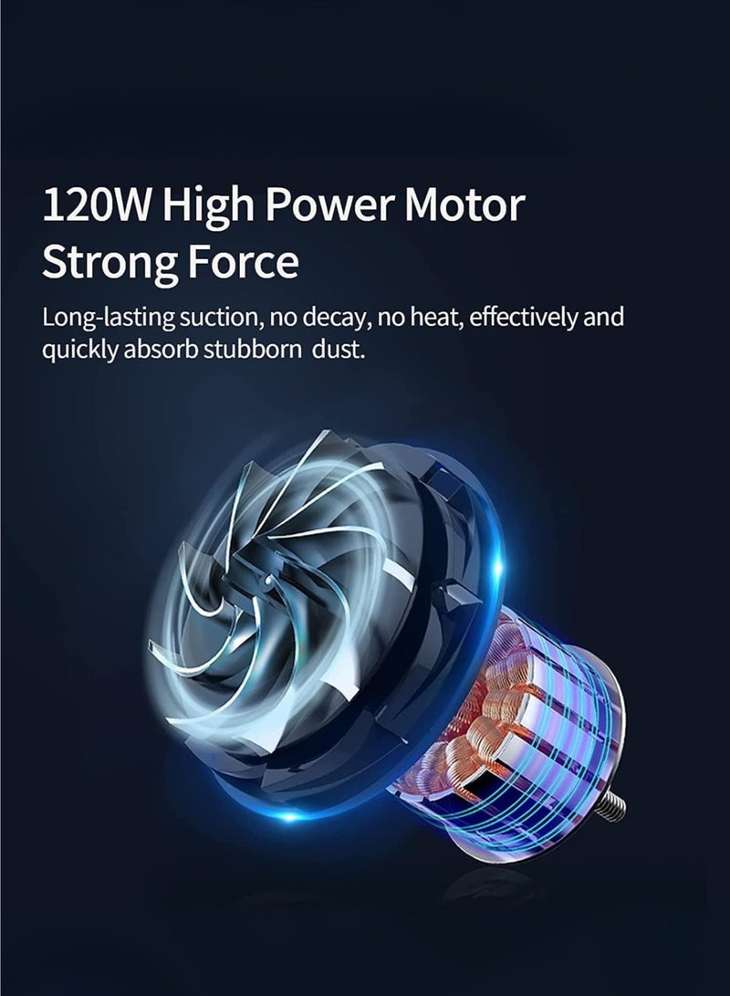 vexa pro Wireless Portable Mini Car Vacuum Cleaner, Handheld Vacuum for Car, Home, Office and Pet Hair - Image 5