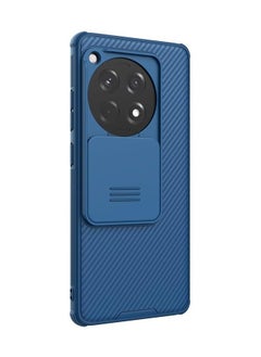 Case for OnePlus 12R 5G OnePlus Ace 3 5G,Nillkin With Slide Camera Cover Stylish Protective Case (Blue)