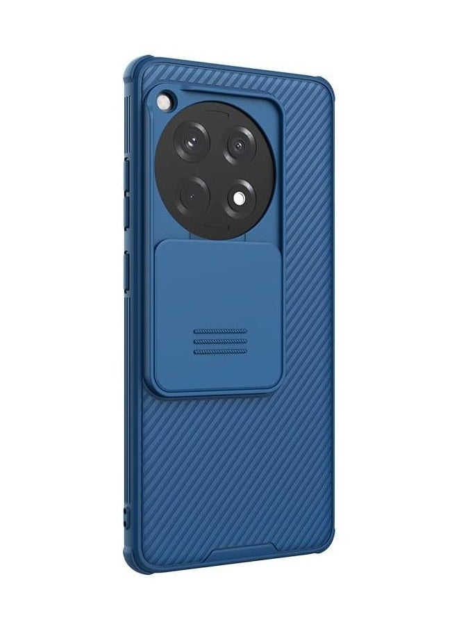 Generic - Case for OnePlus 12R 5G OnePlus Ace 3 5G,Nillkin With Slide Camera Cover Stylish Protective Case (Blue) - Image 1