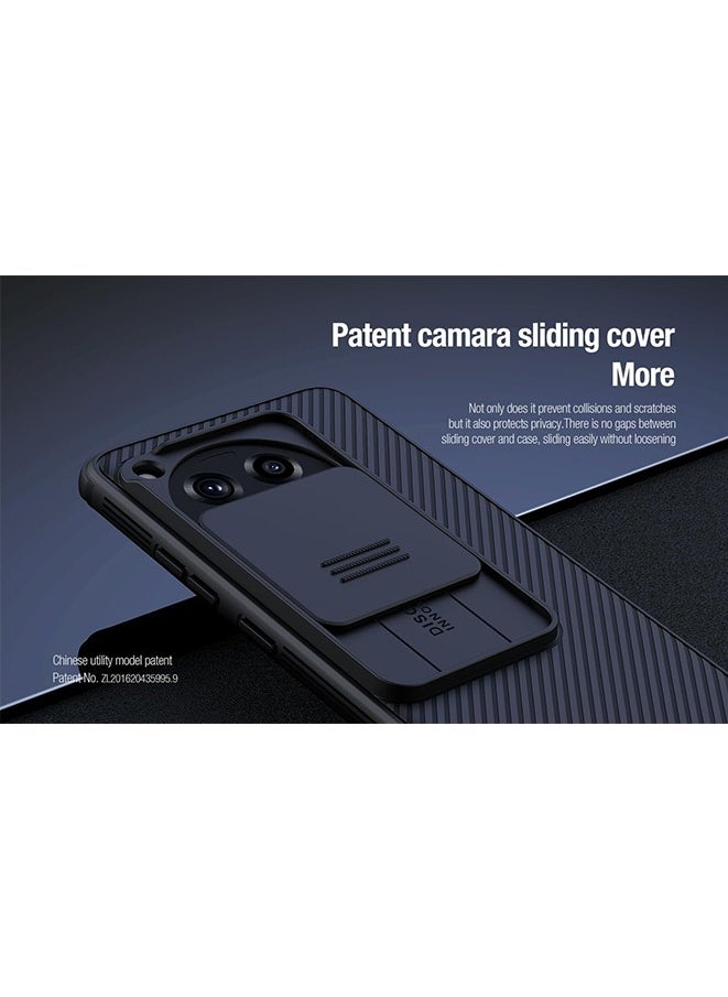 Generic - Case for OnePlus 12R 5G OnePlus Ace 3 5G,Nillkin With Slide Camera Cover Stylish Protective Case (Blue) - Image 1