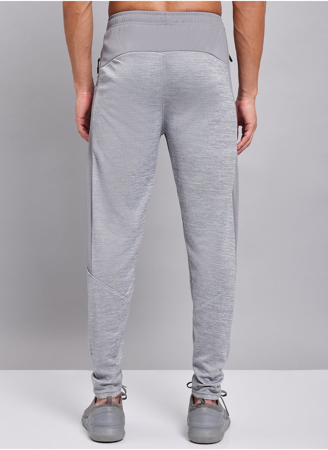 Technosport Technosport Men Melange Slim Fit Track Pants with TECHNO DRY  - Image 3