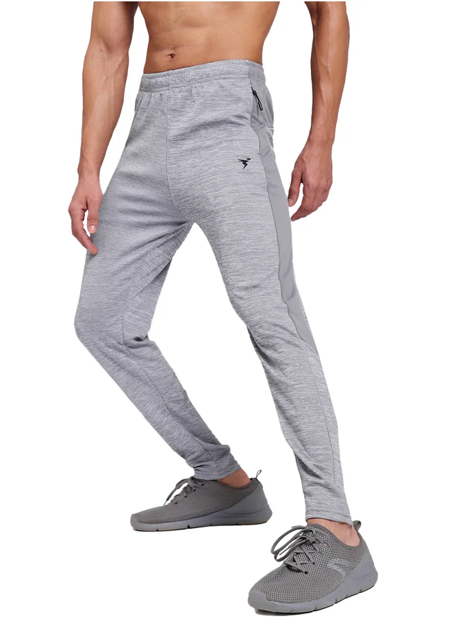 تكنوسبورت Technosport Men Melange Slim Fit Track Pants with TECHNO DRY