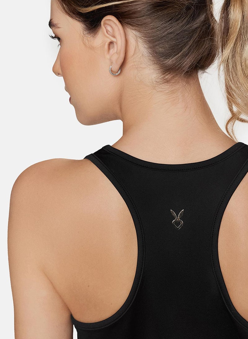 Cardio Bunny قميص تانك مزخرف بحزام من كارديو باني - Image 4