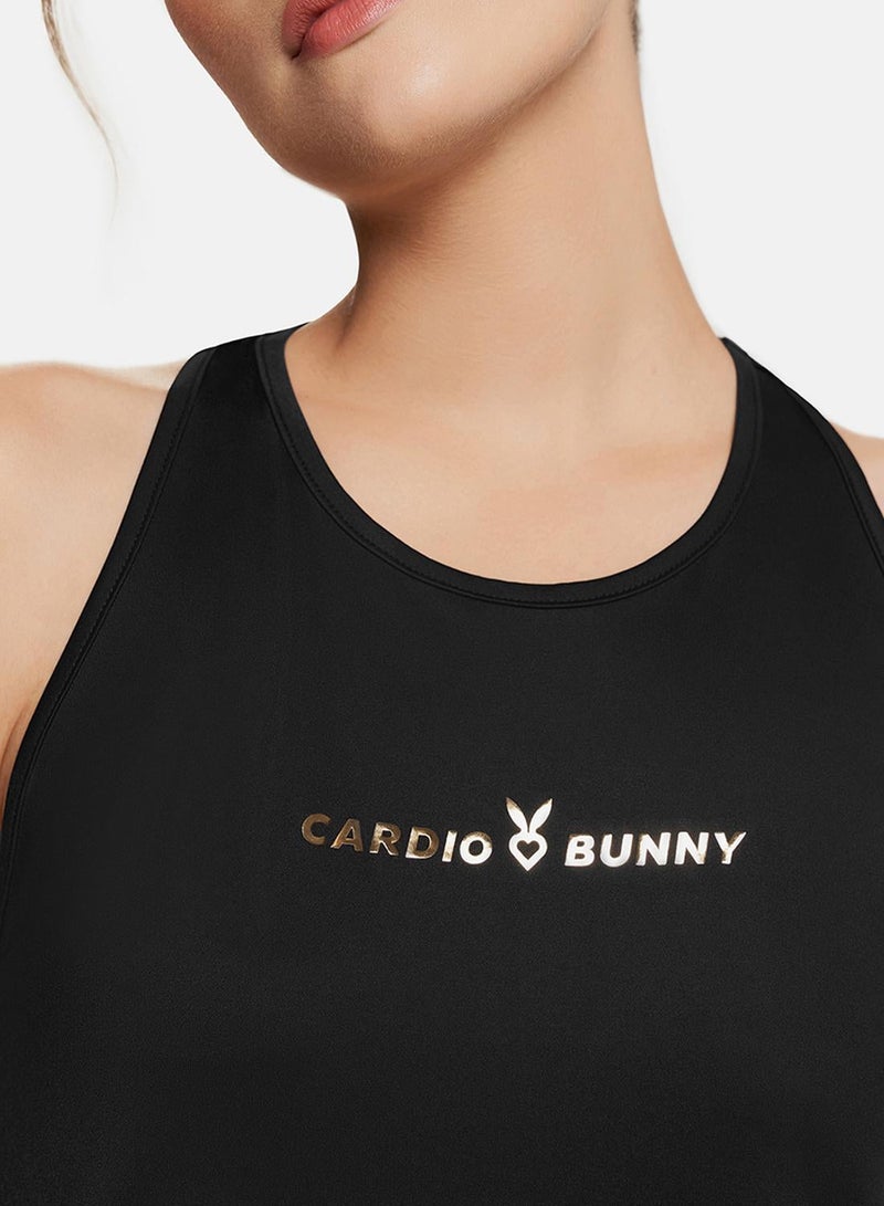 Cardio Bunny قميص تانك مزخرف بحزام من كارديو باني - Image 5