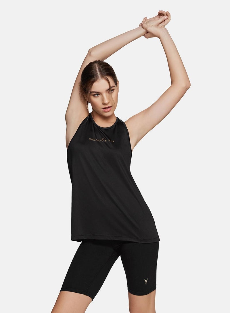 Cardio Bunny قميص تانك مزخرف بحزام من كارديو باني - Image 3